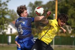 A-Klasse -  Saison 2026/27 - TSV Pförring - FC Wackerstein/Dünzing - Elias Heiß blau Pförring - Lukas Lechner gelb Wackerstein/Dünzing - Foto: Meyer Jürgen