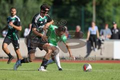 Bezirksliga - Saison 2025/26 - FC Fatih Ingolstadt - TSV Gaimersheim - Philipp Stipic (Nr.6 - TSV Gaimersheim) - Atilla Demir grün Fatih - Foto: Meyer Jürgen