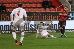 3. Liga; FC Ingolstadt 04 - FSV Zwickau; Abschluß Moussa Doumbouya (27, FCI) Ziegele Robin (4 FSV)