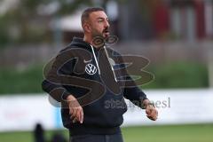 Bezirksliga - Saison 2023/2024 - SV Manching  - VFB Eichstätt II - Cheftrainer Serkan Demir (SV Manching) - ärgert sich - enttäuscht - Foto: Meyer Jürgen