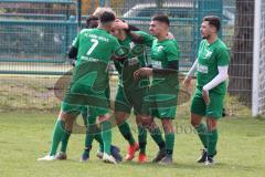 Fussball - Kreisliga - FC Grün Weiss Ingolstadt - FC Fatih Ingolstadt - Der 2:1 Führungstreffer durch Inan Düzgün #11 grün GW Ing. - jubel - Foto: Meyer Jürgen