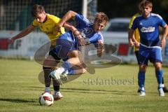 A-Klasse -  Saison 2026/27 - TSV Pförring - FC Wackerstein/Dünzing - Julian Forchhammer gelb Wackerstein/Dünzing - Jonas Bäumler blau Pförring - Foto: Meyer Jürgen