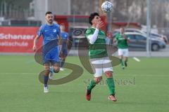 2024_2_17 - Saison 2023/24 - AUDI-Schanzer Amateur Cup - SV Hundszell - FC Gerolfing - Finale - Anastasios Porfyriadis grün Gerolfing - XXXXX - Foto: Meyer Jürgen