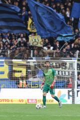 3. Liga; 1. FC Saarbrücken - FC Ingolstadt 04; Torwart Kai Eisele (25, FCI)
