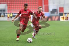 3. Liga; FC Ingolstadt 04 - 1. FC Saarbrücken; Marcel Costly (22, FCI) Yannick Deichmann (20, FCI)