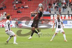 3. Liga; FC Ingolstadt 04 - SSV Ulm 1846; Benjamin Kanuric (8, FCI) Brandt Max (23 Ulm) Röser Lucas (9 Ulm)