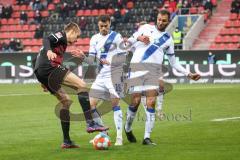 2.BL; FC Ingolstadt 04 - Karlsruher SC; Filip Bilbija (35, FCI) Heise Philip (16 KSC) Gordon Daniel (3 KSC)