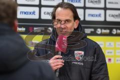 3. Liga; SpVgg Bayreuth - FC Ingolstadt 04; nach dem Spiel Interview Cheftrainer Rüdiger Rehm (FCI)