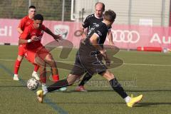 Bayernliga Süd - Saison 2022/2023 - FC Ingolstadt 04 -  TSV 1882 Landsberg - Udogu David (Nr.2 - Fc Ingolstadt 04 II) - Di Rosa Alexandro Landsberg - Foto: Meyer Jürgen