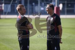 3. Liga - Saison 2026/27 - 1. Trainingseinheit mit Achim Beierlorzer - Cheftrainer Achim Beierlorzer (FCI) - Co-Trainer Markus Feldhoff (FCI) - Foto: Meyer Jürgen