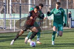 3. Liga; Testspiel; SpVgg Greuther Fürth - FC Ingolstadt 04 - Marcel Costly (22, FCI) Calhanoglu Kerim (21 SpVgg) Petkov Lukas (16 SpVgg)