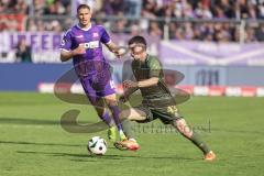 3. Liga; VfL Osnabrück - FC Ingolstadt 04; Felix Keidel (43, FCI) Müller Marcus (19 VFL)