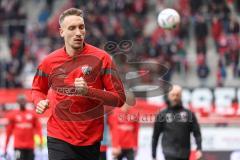 3. Liga; FC Ingolstadt 04 - 
VfB Oldenburg; vor dem Spiel Tobias Schröck (21, FCI)