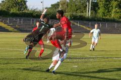 A-Junioren Bundesliga Süd/Südwest - Saison 2021/22 - FC Ingolstadt 04  - SpVgg Greuther Fürth - Böhnke Max Torwart Greuther Fürth - Udebuluzor Michael rot FCI - Foto: Jürgen Meyer