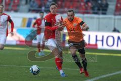 2024_1_20 - 3. Liga - Saison 2023/24 - HallescherFC - FC Ingolstadt 04 -  - David Kopacz (Nr.29 - FC Ingolstadt 04) - XXXXX - Foto: Meyer Jürgen