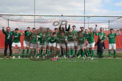 2024_2_17 - Saison 2023/24 - AUDI-Schanzer Amateur Cup - SV Hundszell - FC Gerolfing - Finale - Siegerehrung -   - 1. Sieger FC Gerolfing - jubel -  Foto: Meyer Jürgen