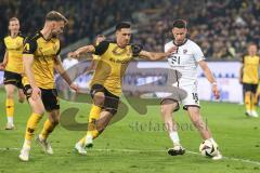 3. Liga; Dynamo Dresden - FC Ingolstadt 04; Ryan Malone (16, FCI) Kammerknecht Claudio (15 DD) Boeder Lukas (29 DD)