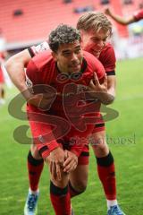 3. Liga; FC Ingolstadt 04 - SV Waldhof Mannheim; Tor Jubel Treffer Yann Sturm (7, FCI) Max Plath (14 FCI)