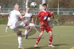 Kreisklasse - Saison 2023/24 - MTV Ingolstadt - TSV Kösching  - Hrvoje Merkas weiss MTV - Lukas Kastl rot Kösching - Foto: Meyer Jürgen