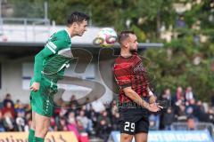 Toto-Pokal; VfB Eichstätt - FC Ingolstadt 04; Zweikampf Kampf um den Ball Kopfball David Kopacz (29, FCI) Philipp Federl (Nr.16 - VfB)