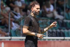 Bezirksliga - Saison 2024/25 - Freundschaftsspiel - FC Gerolfing - SV Kasing - Trainer Fabian Reichenberger (SV Kasing) - XXXXX - Foto: Meyer Jürgen