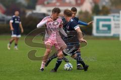 Bezirksliga - Saison 2025/26- TSV Gaimersheim - SpVgg Kammerberg - Dennis Hüttinger (Nr.7 - TSV Gaimersheim) - Philipp Stipic blau Kammerberg - Christof Pihale blau Kammerberg hinten - Foto: Meyer Jürgen