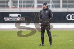 2.BL; FC Ingolstadt 04 - Training, neuer Cheftrainer Rüdiger Rehm, Pressekonferenz, Cheftrainer Rüdiger Rehm (FCI) leitet erstes Training