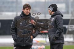 2.BL; FC Ingolstadt 04 - Training, neuer Cheftrainer Rüdiger Rehm, Pressekonferenz, Cheftrainer Rüdiger Rehm (FCI) leitet erstes Training, mit Co-Trainer Thomas Karg (FCI)