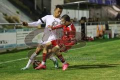 Toto-Pokal; 
Türkgücü München - FC Ingolstadt 04; Zweikampf Kampf um den Ball Marcel Costly (22, FCI) Amdouni, Jusuf (18 TGM)