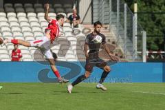 3. Liga - Saison 2025/26 - Energie Cottbus - FC Ingolstadt 04  - Der 1:1 Ausgleichstreffer durch Carlsen Frederic Bennedsgaard (Nr.8 - FC Ingolstadt 04) - jubel -  - XXXXX - Foto: Meyer Jürgen