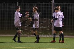 Audi Schanzer Amateur Cup 2022 -  Finale  - TSV Hohenwart - TSV Walpertskirchen - Der 3:1 Führungstreffer durch Sebastian Herker weiss mitte - jubel -  Foto: Jürgen Meyer