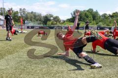 Bayernliga Süd - Saison 2022/2023 - FC Ingolstadt 04 II -  Trainingsauftakt - Maximilian Habereder
Athletiktraine links - Mario Götzendorfer - Foto: Meyer Jürgen