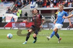 2.BL; FC Ingolstadt 04 - FC Hansa Rostock; Patrick Schmidt (32, FCI) Rhein Simon (5 Hansa)