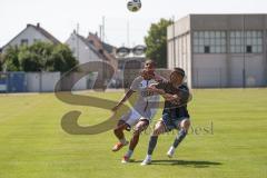 Bayernliga Nord - Saison 2025/26 - FC Ingolstadt 04 II - SV Weiden - Zeitler Moritz grau Weiden - Micah Ham (Nr.25 - FC Ingolstadt II) - Foto: Meyer Jürgen