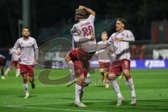 3. Liga; FC Viktoria Köln - FC Ingolstadt 04; Tor Jubel Treffer Yannick Deichmann (20, FCI) 0:1 Frederik Christensen (11, FCI) Dennis Kaygin (10, FCI) Fredrik Carlsen (8, FCI)
