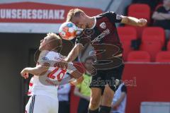 2.BL; FC Ingolstadt 04 - Fortuna Düsseldorf; Hennings Rouwen (28 DUS) Tobias Schröck (21, FCI)