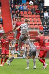 3. Liga; FC Ingolstadt 04 - SSV Jahn Regensburg; Simon Lorenz (32, FCI) Zweikampf Kampf um den Ball Wurm Leopold (37 SSV) Jonas Scholz (15, FCI) Lukas Fröde (34, FCI)