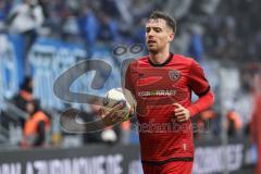 3. Liga; FC Ingolstadt 04 - TSV 1860 München; Max Besuschkow (17, FCI) Ecke