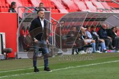 3. Liga - FC Ingolstadt 04 - TSV 1860 München - Cheftrainer Tomas Oral (FCI) schreit ins Spielfeld