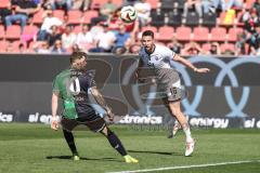 3. Liga; FC Ingolstadt 04 - Hannover 96 II; Torchance verpasst Ryan Malone (16, FCI) Uhlmann Eric (10 H96)