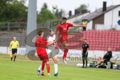 Bayernliga Süd - Saison 2021/2022 - FC Ingolstadt 04 II - Karaogul Ishak (#15 FCI) - Gashi Egson (#7 FCI) - Foto: Meyer Jürgen