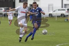 Kreisklasse - Saison 2023/2024 - TSV Großmehring - SV Buxheim - Michael Kaps blau Großmehring - Tobias Schmidt weiss Buxheim - Foto: Meyer Jürgen