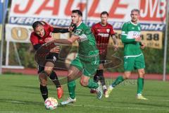 Toto-Pokal; VfB Eichstätt - FC Ingolstadt 04; Dominik Franke (3 FCI) Johannes Golla (Nr.19 - VfB)