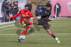 A - Junioren Bundesliga Süd/Südwest -  Saison 2021/2022 - FC Ingolstadt 04 - Eintracht Frankfurt - Udogu David (#3 FCI) - Foto: Meyer Jürgen