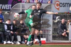 Kreisklasse - Saison 2025/26- TSV Gaimersheim II - SV Lippertshofen - Denis Janjic schwarz Gaimersheim - Kai Lautenschläger grün Lippertshofen - Foto: Meyer Jürgen