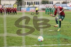 Toto-Pokal; VfB Eichstätt - FC Ingolstadt 04; Elfmeterschiessen, Patrick Schmidt (9, FCI) Tor gegen Torwart Florian Rauh (Nr.21 - VfB)