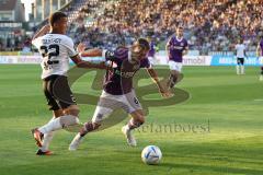 3.Liga - Saison 2022/2023 - VFL Osnabrück - FC Ingolstadt 04 - Marcel Costly (Nr.22 - FCI) - Sven Köhler (Nr.6 - VFL Osnabrück) - Foto: Meyer Jürgen