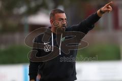 Bezirksliga - Saison 2023/2024 - SV Manching  - VFB Eichstätt II - Cheftrainer Serkan Demir (SV Manching) - Foto: Meyer Jürgen