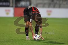 3. Liga - Saison 2025/26 - VFB Stuttgart II - FC Ingolstadt 04  - Max Besuschkow (Nr.17 - FC Ingolstadt 04) beim Freistoß - XXXXX - Foto: Meyer Jürgen