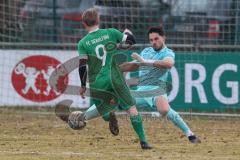 Bezirksliga - Saison 2024/25 - FC Gerolfing - FC Fatih Ingolstadt - Der 1:0 Führungstreffer durch Lukas Achhammer (Nr.9 - FC Gerolfing) - jubel - Torwart Marco Ernhofer (Nr.22 - FC Fatih) - XXXXX - Foto: Meyer Jürgen
